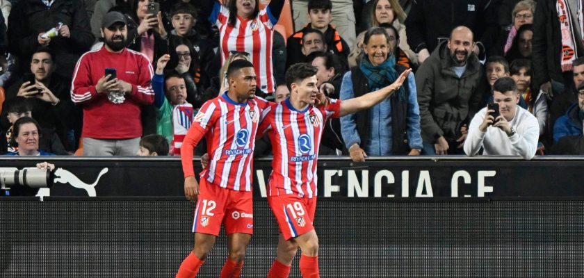 Atlético de Madrid se impone con una sólida victoria ante el Valencia: ¿será este el año del título?