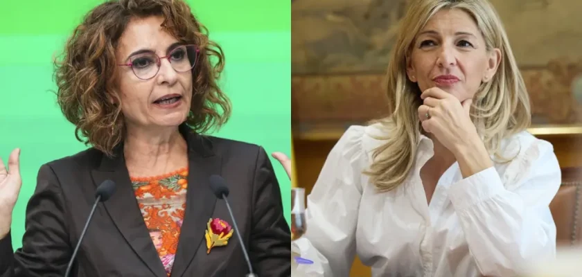 Yolanda Díaz y María Jesús Montero: El debate sobre el salario mínimo interprofesional y la presión fiscal en España