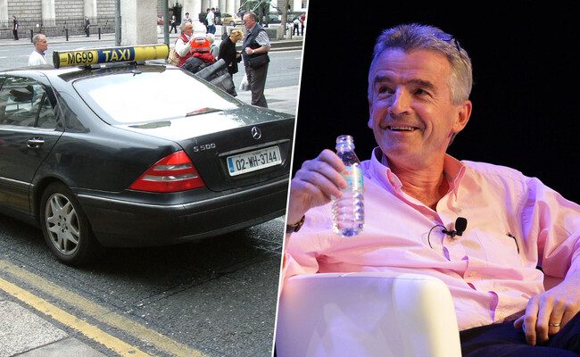 El singular viaje del CEO de Ryanair: cómo un taxi privado se convirtió en la solución a los atascos de Dublín