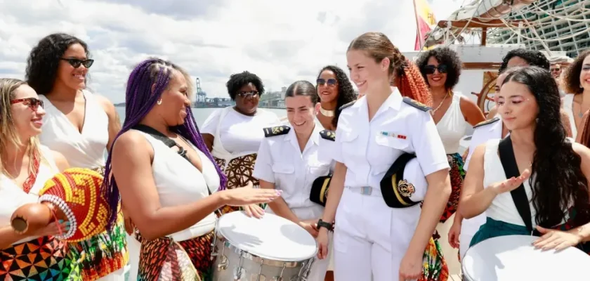 La princesa Leonor brilla en su expedición por América: anécdotas y aventuras en Salvador de Bahía