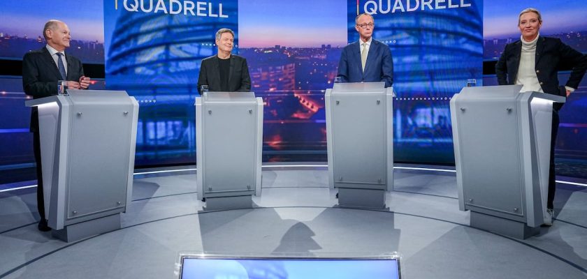 Debatidos temas de migración y seguridad marcan la carrera electoral en Alemania