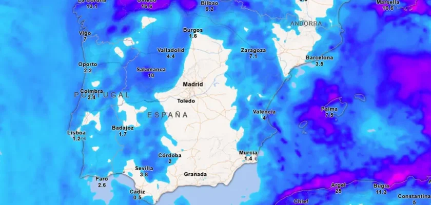 El clima de noviembre en España: un vistazo a las heladas, nevadas y lluvias que llegan a la península