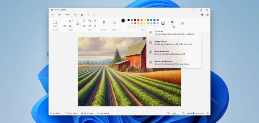 Microsoft Paint renace con la IA de Copilot: un clásico que se moderniza