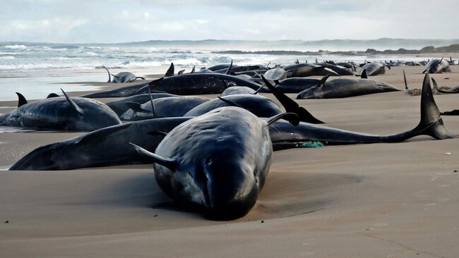 Varamiento masivo de delfines en Tasmania: un grito de auxilio en la naturaleza