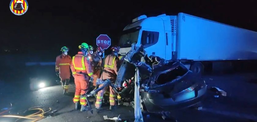 Tragedia en la A-7: tres mujeres pierden la vida en un fatídico accidente en Valencia