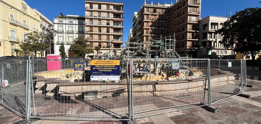 Valencia se renueva: restauración de la fuente de la plaza de la Mare de Déu y otras joyas históricas