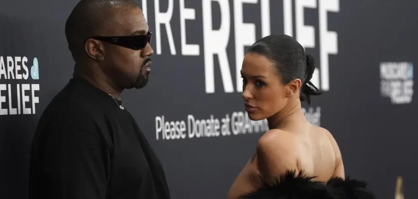 Rumores de separación en el mundo de los famosos: Kanye West y Bianca Censori a punto de divorciarse