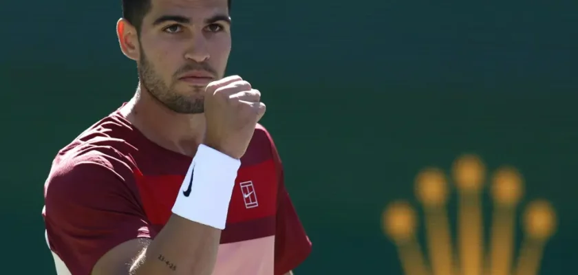 Carlos Alcaraz y su intrigante tatuaje en Indian Wells: ¿detrás de la tinta hay un documental?