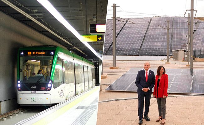 El impacto del Metro de Málaga en la sostenibilidad energética: una revolución solar en el transporte público