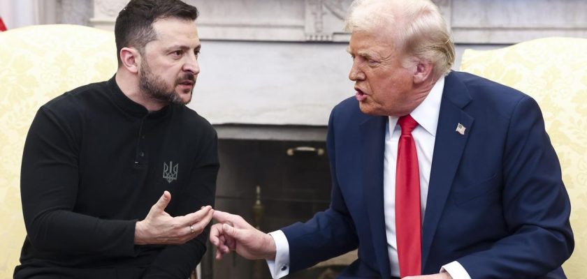 La tensa relación entre Donald Trump y Volodímir Zelenski: desafío a la paz en Ucrania