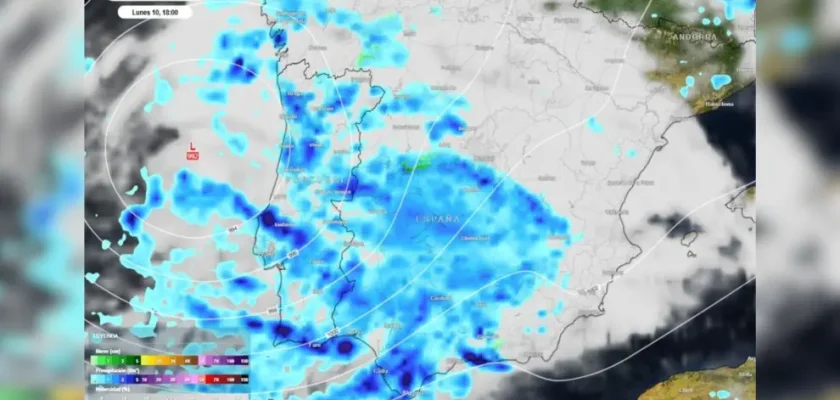 Borrasca Jana: tormentas y alertas en varias comunidades autónomas de España