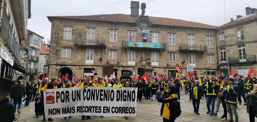 Trabajadores de correos protestan en Galicia: un llamado urgente por condiciones dignas