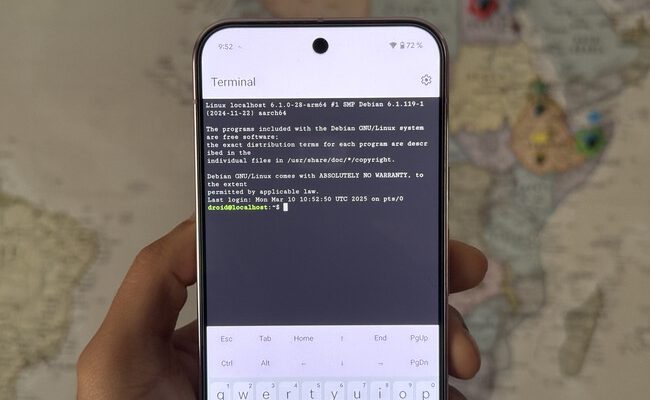 Android 15 sorprende con la llegada de una terminal nativa para usuarios avanzados