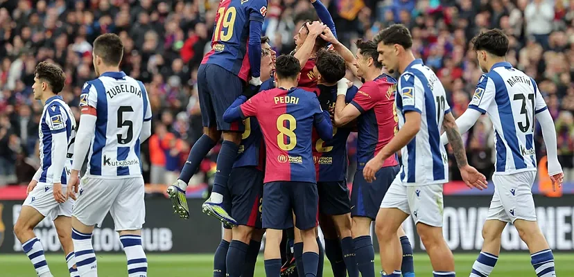 Barcelona brilla en el campo: un 4-0 contundente frente a la Real Sociedad y lo que viene frente al Benfica