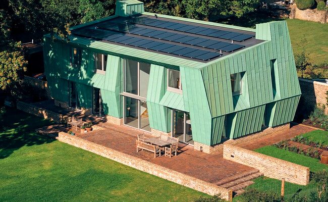 La casa Copper Bottom: un hogar del futuro que genera su propia energía